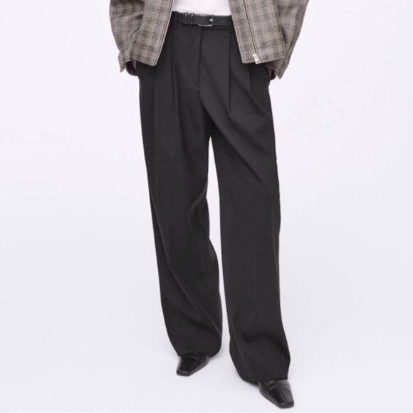 COS Relaxed Tailored Wool Wide Leg Pants size 6 - Picture 1 of 16